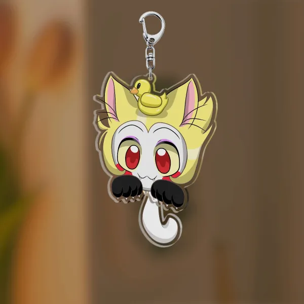 Lucifer Hazbin Hotel Cat Tail-wagging Pendant