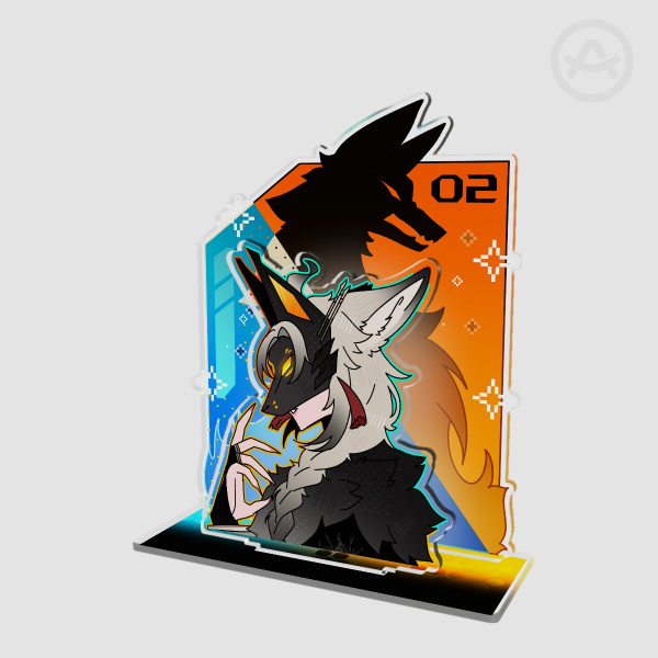 Fox of Light | Double Insert Acrylic Standee