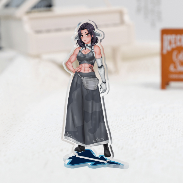 Chengdu J-20-chan Clear Acrylic Standees