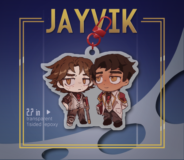 Arcane Jayce and Viktor Acrylic keychain