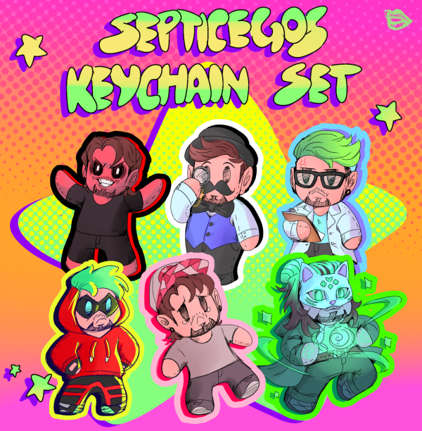 Septicegos Keychain Set