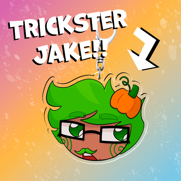 Trickster Jake English Keychain