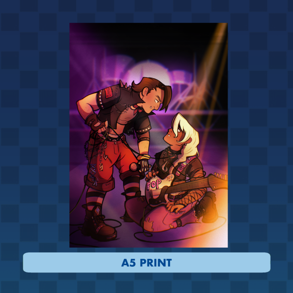 Klapollo Rockstar AU - A5 Print