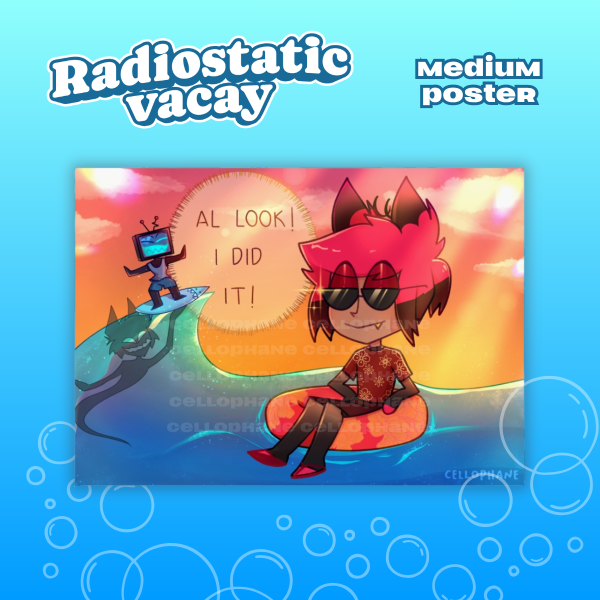 RADIOSTATIC VACAY POSTER