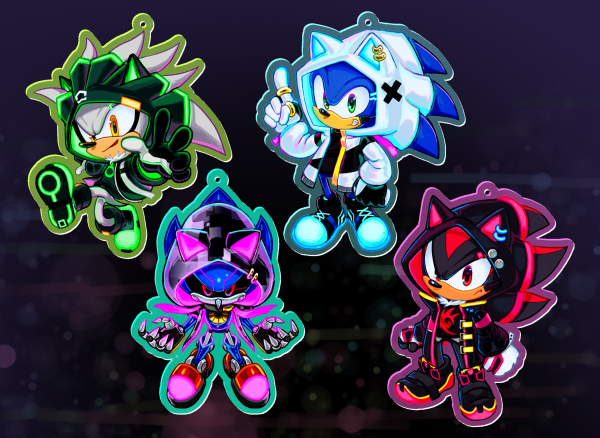 Neon Hedgehog Set