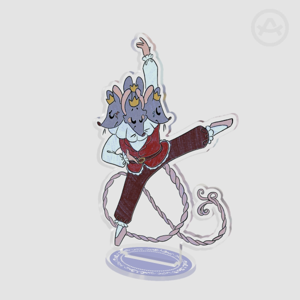 Dancing Rat King - Clear Acrylic Standee