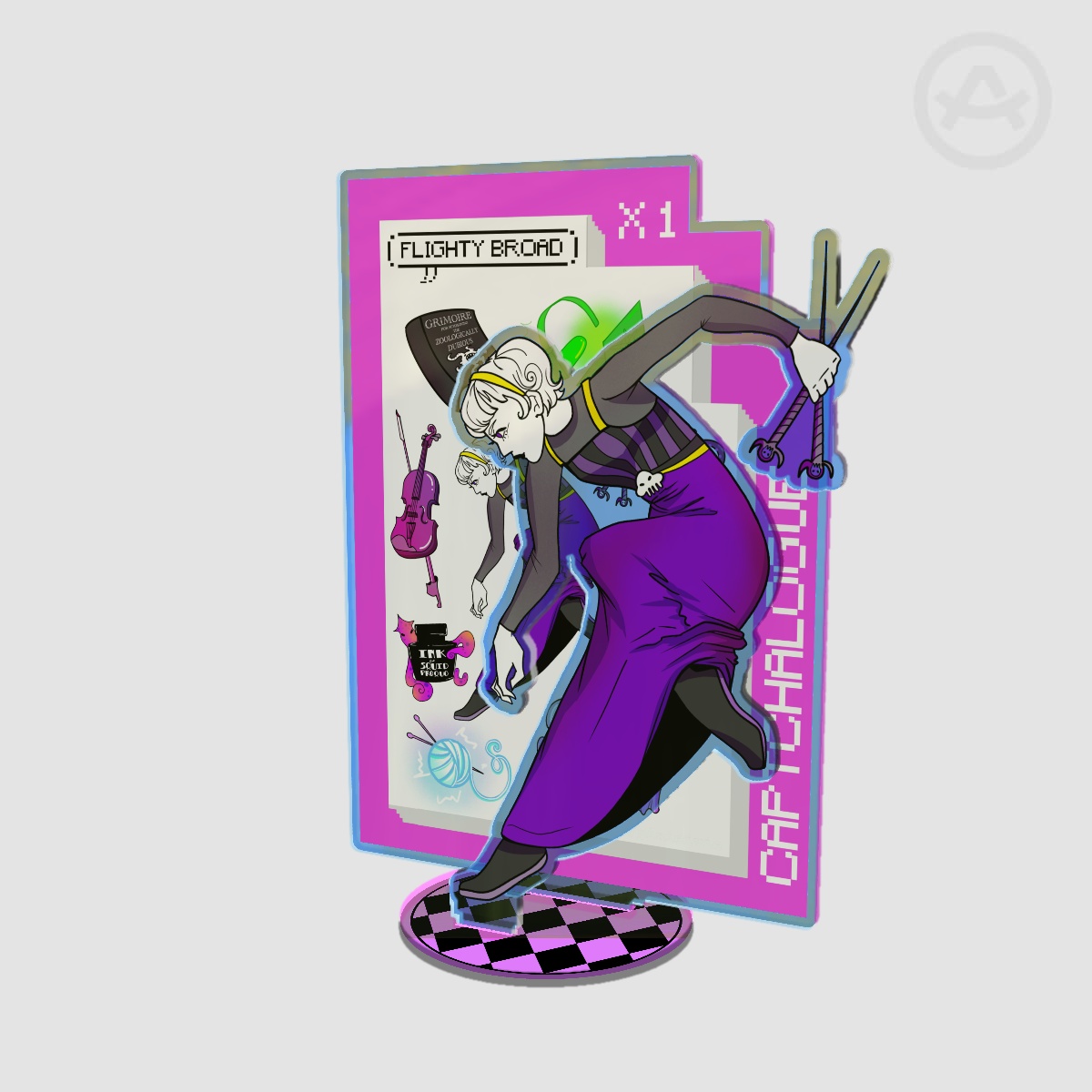 Homestuck Rose Lalonde Double Insert Acrylic Standee
