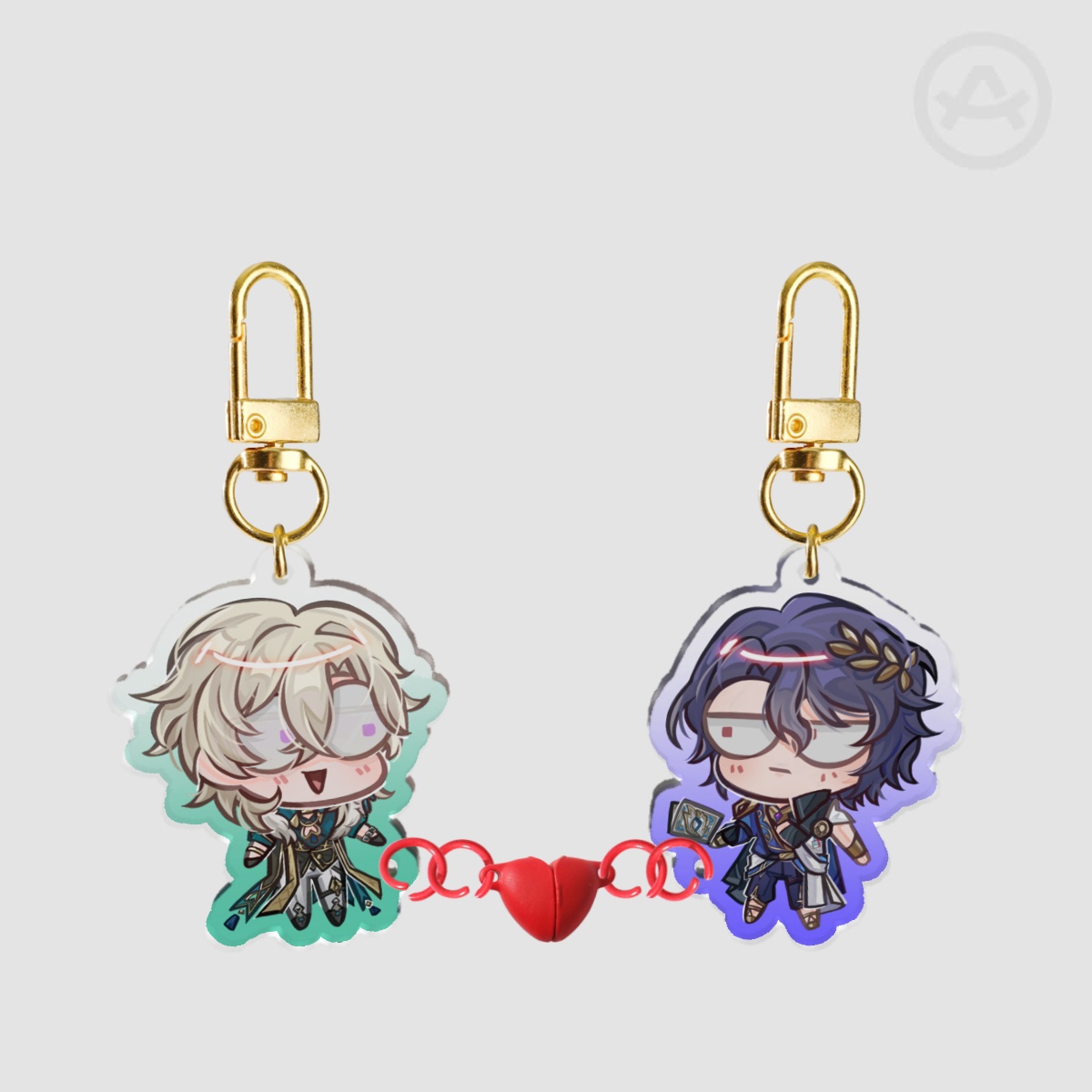 HSR Aventurine  & Dr Ratio| Ratiorine |Magnet keychain