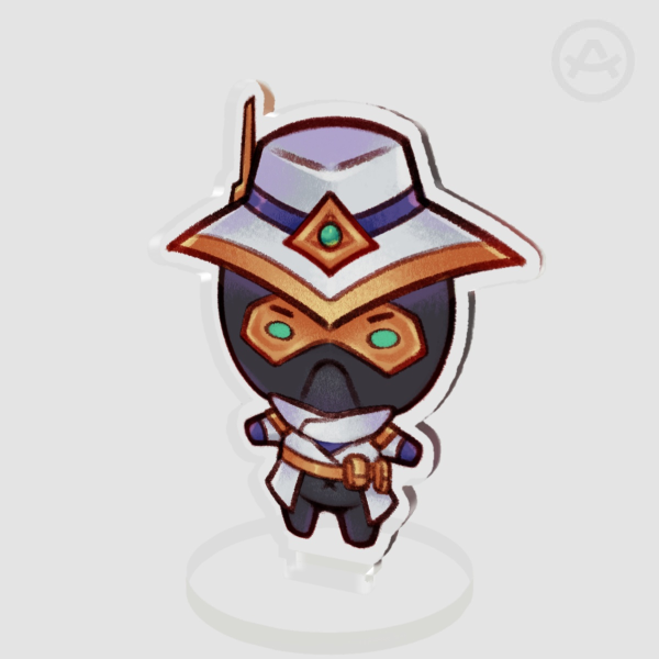 "Belly cheeb" : Cypher (Valorant) | Clear Acrylic Standees