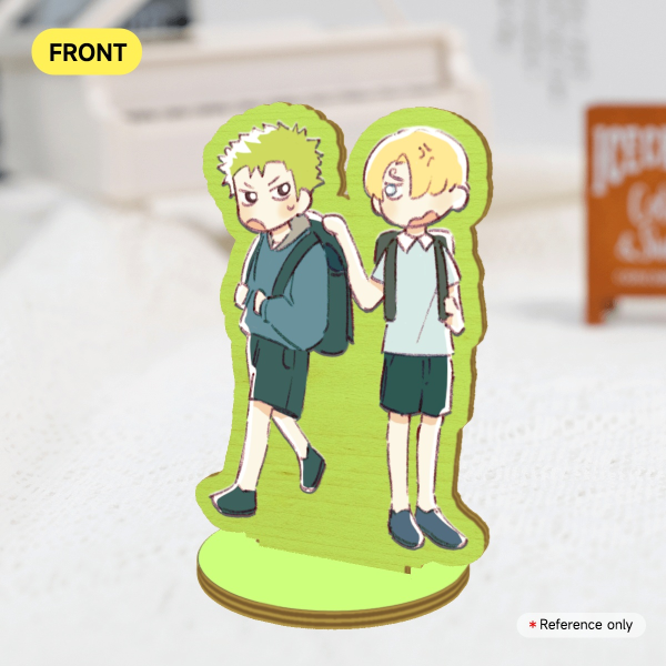 Sanji & Zoro Childhood Days Wood Standees
