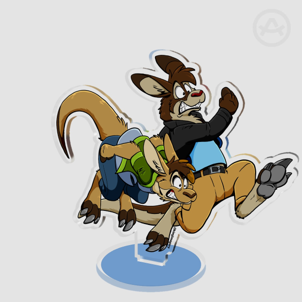 Run, hop or whatever Standees