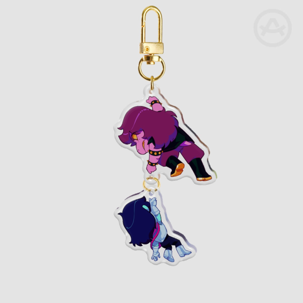 [SMALL VER.] Kris and Susie climbing - Epoxy Keychain