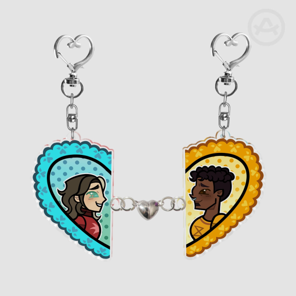 Jaiden Heart Keychains