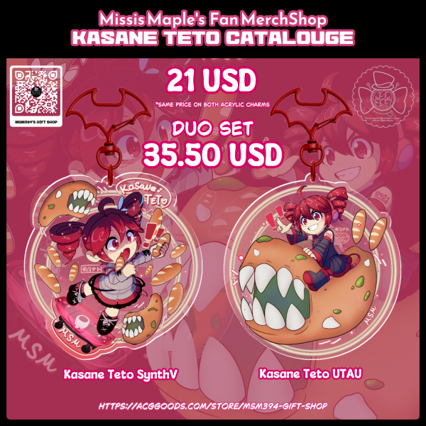 0401 - KASANE TETO'S BIRTHDAY DUO CHARMS