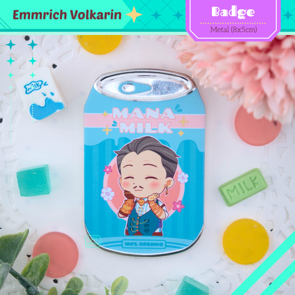 Emmrich Volkarin - Mana milk (can badge)