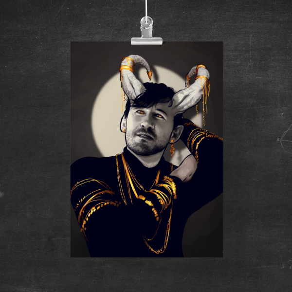 Demon Darkiplier Poster