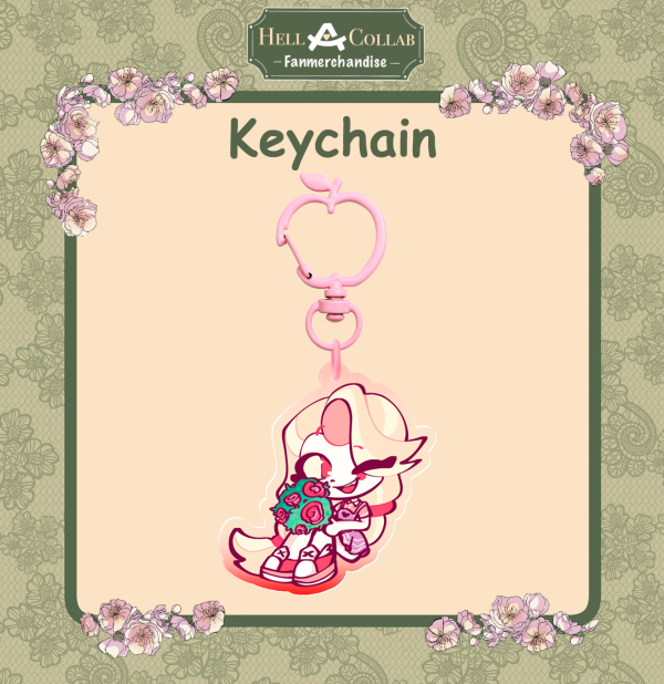 Charlie Morningstar Spring Collection - Hazbin hotelColored Edge Acrylic Keychains