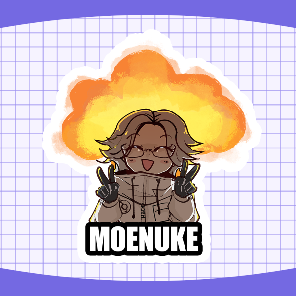 The Hundred Line I Eito Moenuke Sticker