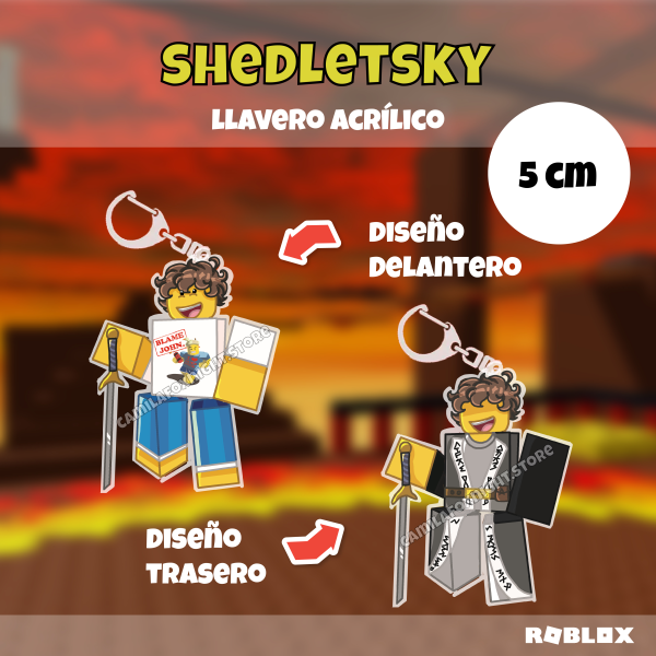 Shedlesky - Telamon llavero acrilico