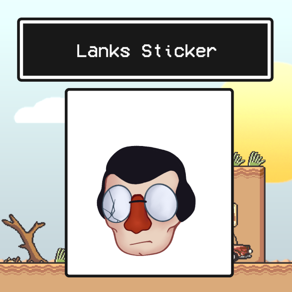 Lanks Sticker