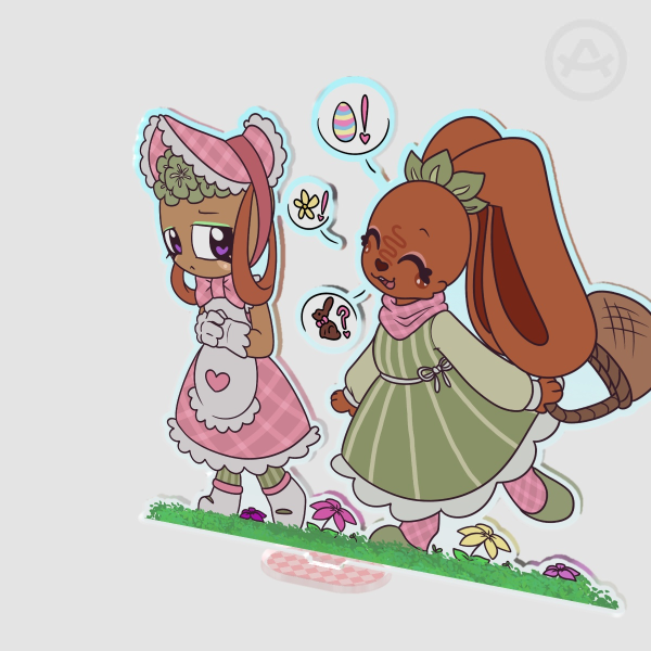 Dandy’s World - Cocoa and Bassie || Spring-Time Standee!!