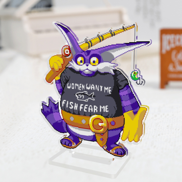 Big the Cat Fish Fear Me Standee