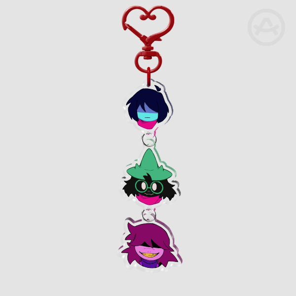 Deltarune Connection Acrylic Keychains