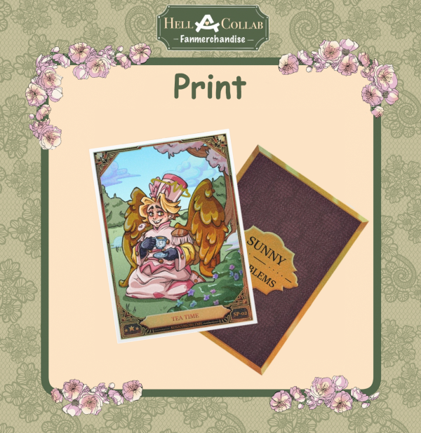 Abel - Tea Time - Hazbin Hotel Fanmade Trading Card