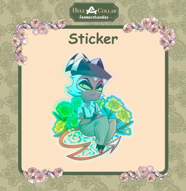 Spring - Crimson Clear PET Vinyl Die Cut Sticker