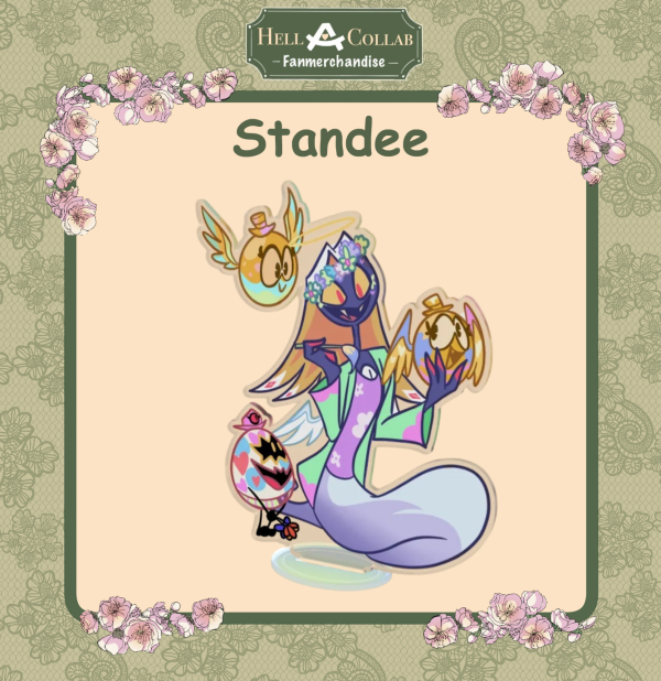 Hellaverse Spring Collab - Pentious & Eggs Standee