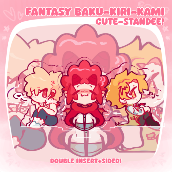 Hero au fantasy bakukiri bakukirikami Double Insert Acrylic Standees