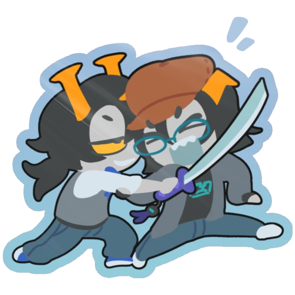 Tegiri & Zebruh | Tegbruh Sticker