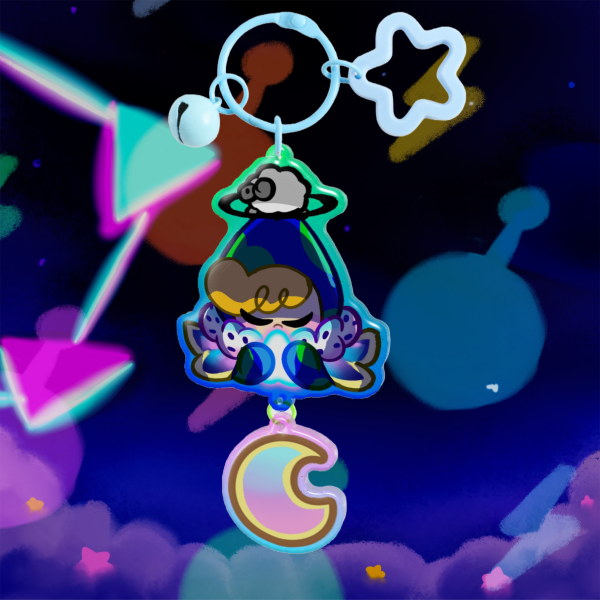 Dreamer wishing Connection Acrylic Keychain