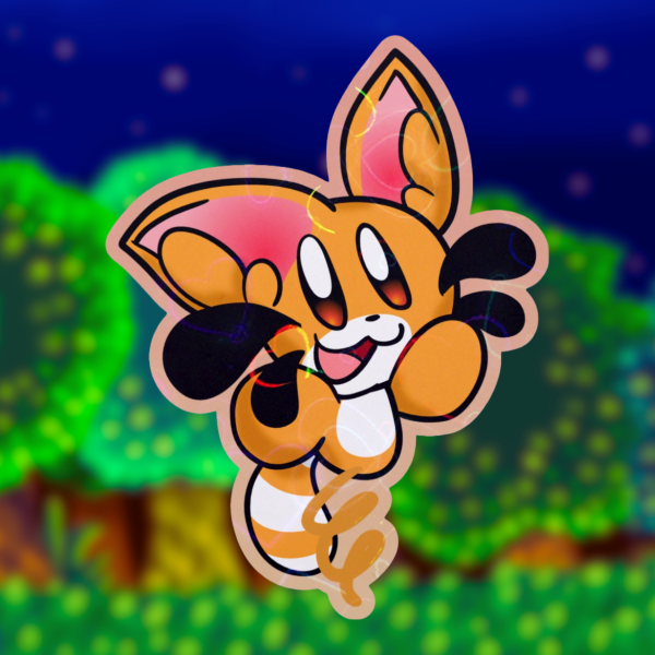 Hopper Cat Sticker