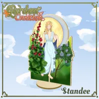 Art Nouveau || Lilac || Hollyhocks || Viva/Ester || Large Standee