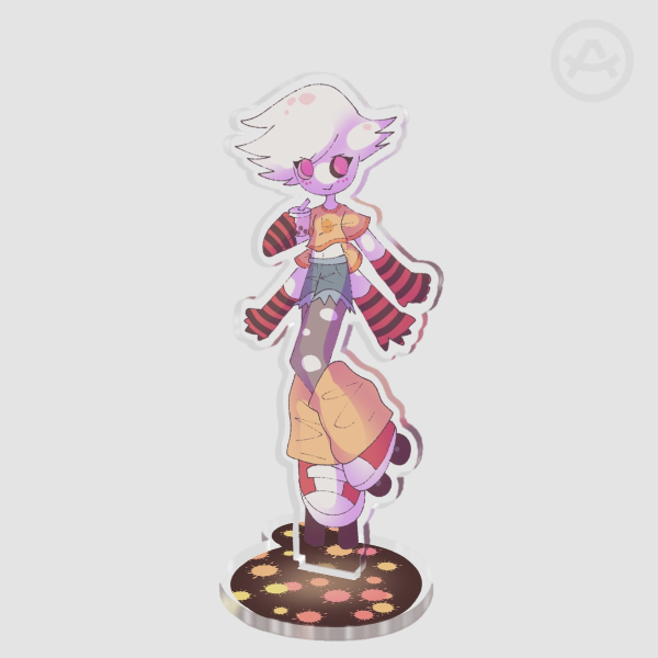 Hazbin Hotel Rollerskater Angel Dust Acrylic Standee