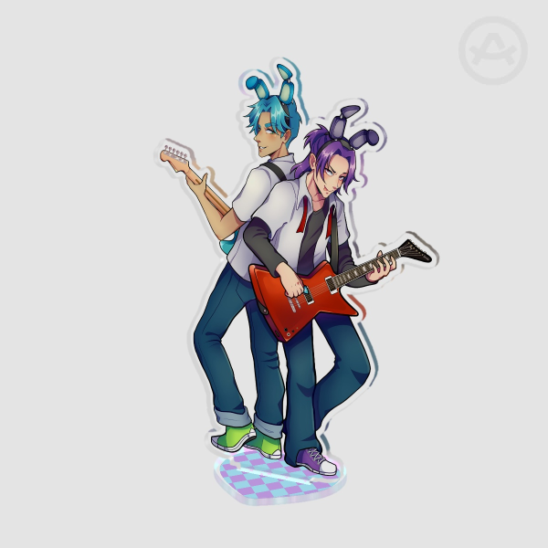 FNAFHS Bon x Bonnie Clear Acrylic Standees