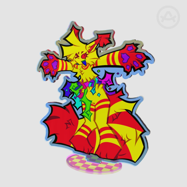 CHU CHU! Rainbow Acrylic Standees