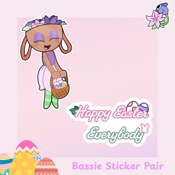 Bassie Sticker Pair