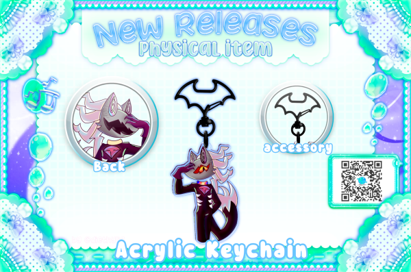 Infinite The Jackal / Acrylic Keychain two sides-faces