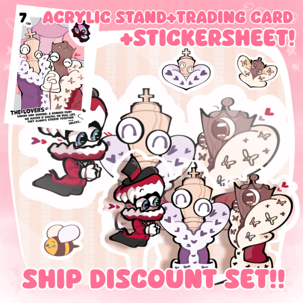 Royalteeth / Kinger x Queenie ship set! Tadc