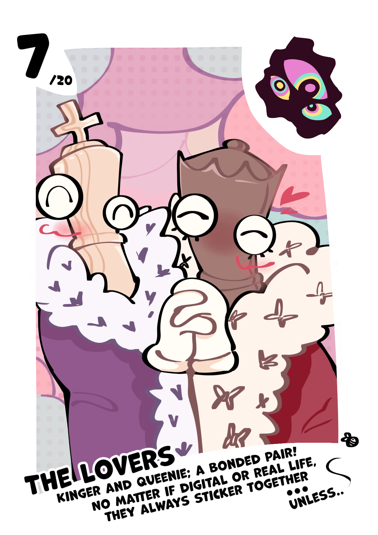Royalteeth / Kinger x Queenie ship set! Tadc by ArtsyDanners