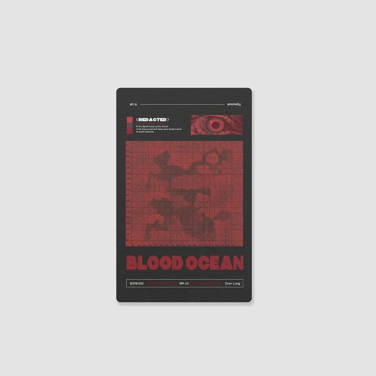 Blood Ocean Lenticular Card