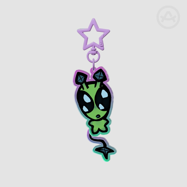 Alien || Tail-Wagging Keychain