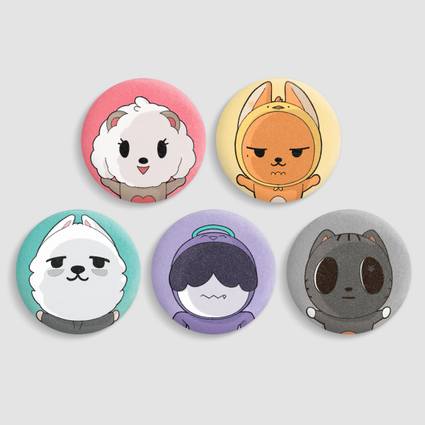 Ppulbatu Fisheye Plush Pin