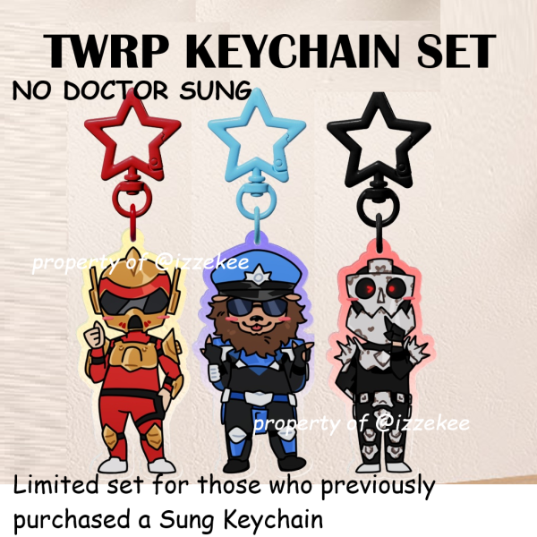 TWRP KEYCHAINS (NO DOCTOR SUNG)
