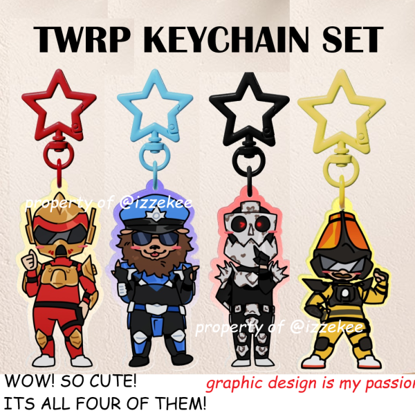TWRP KEYCHAINS | FULL SET
