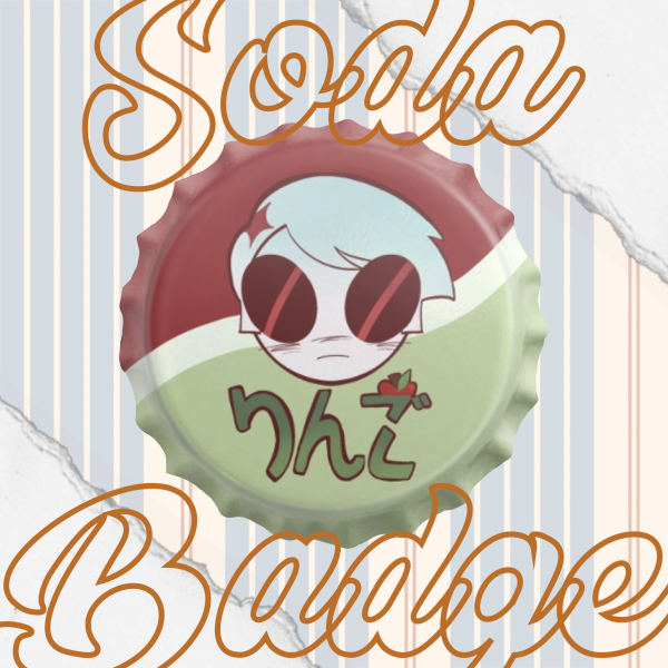 Dave - Apple Soda Bottlecap Pin