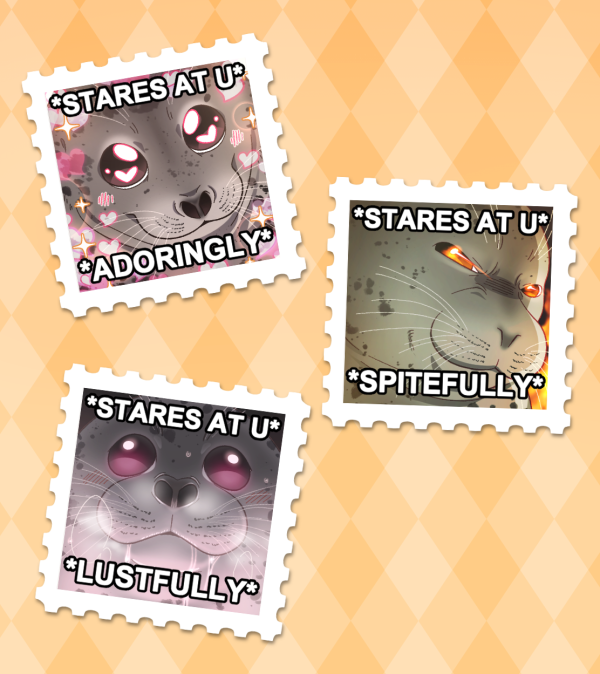 Seal Mood Stamp Sticker Set