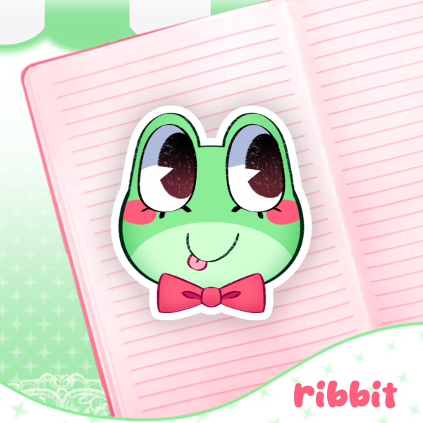 ribbit sticker ⋆ the amazing digital circus